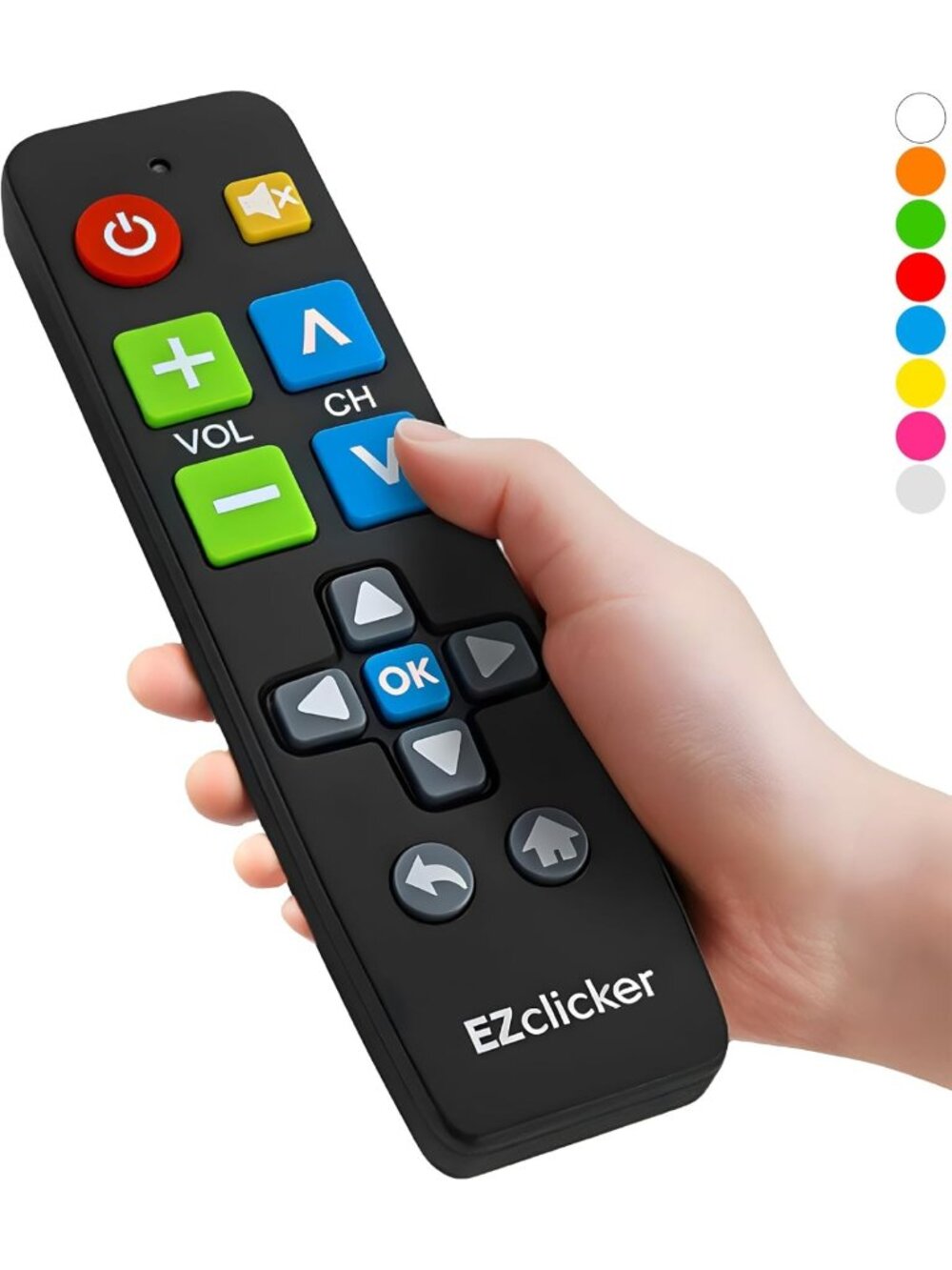 Universal Big Button TV Remote - Easy Use for Seniors & All Ages, Compatible